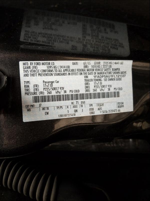 2015 FORD C-MAX SE 1FADP5AU1FL121337