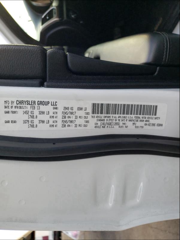 2014 JEEP GRAND CHER - 1C4RJFAG8EC128561