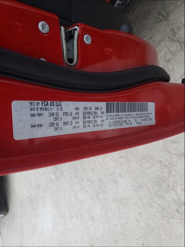 2018 DODGE JOURNEY GT 3C4PDDEG4JT319938