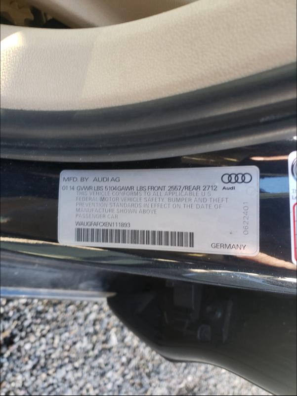2014 AUDI A6 PREMIUM WAUGFAFCXEN111893