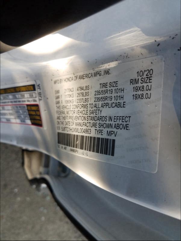 2021 ACURA RDX 5J8TC1H3XML004863