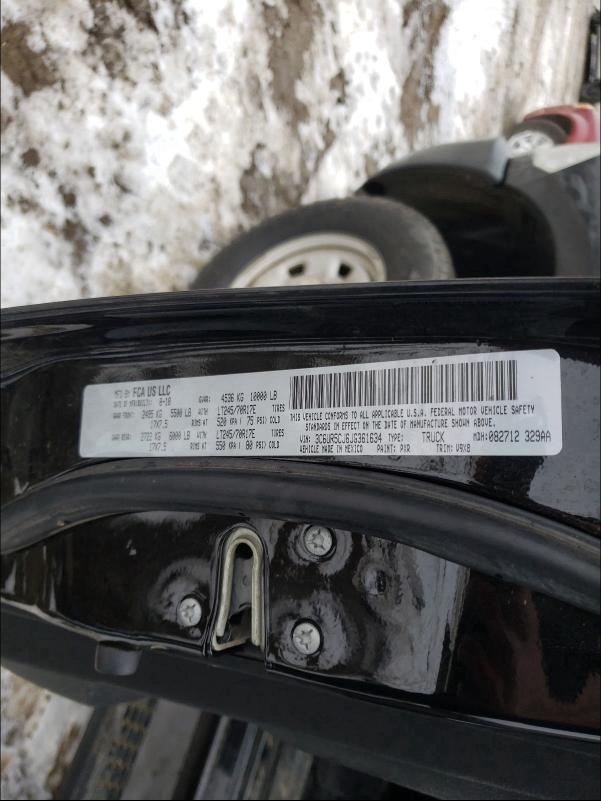 2018 RAM 2500 ST 3C6UR5CJ6JG361634