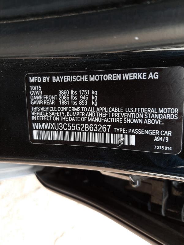 2016 MINI COOPER S WMWXU3C55G2B63267