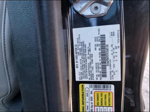2015 FORD FUSION 3FA6P0K92FR268130