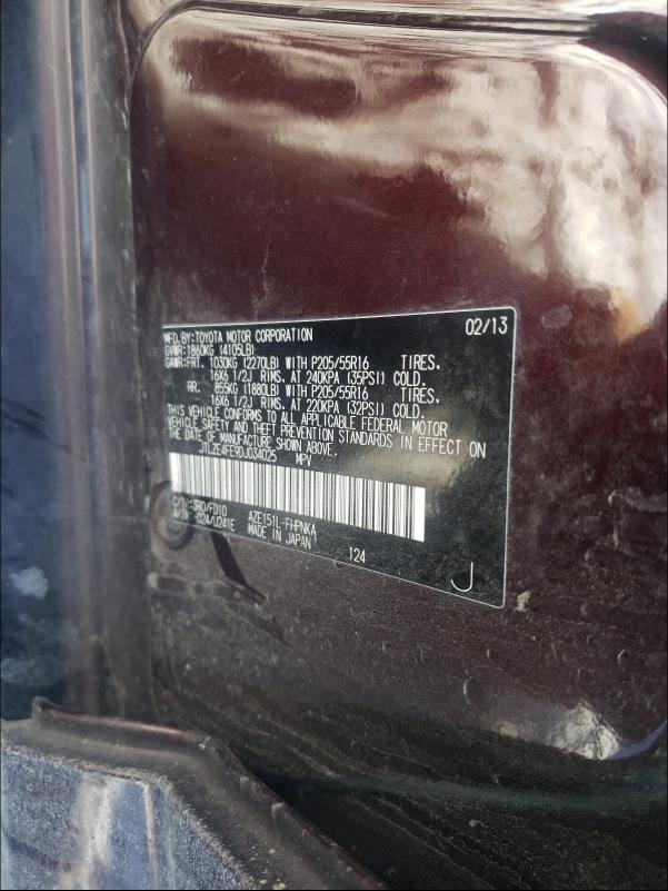 2013 TOYOTA SCION XB JTLZE4FE9DJ034025