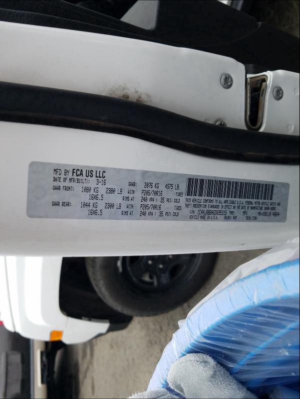 2016 JEEP PATRIOT SP - 1C4NJRBB0GD695315