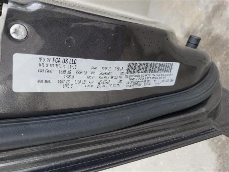 2019 DODGE GRAND CARA 2C4RDGCG1KR798188