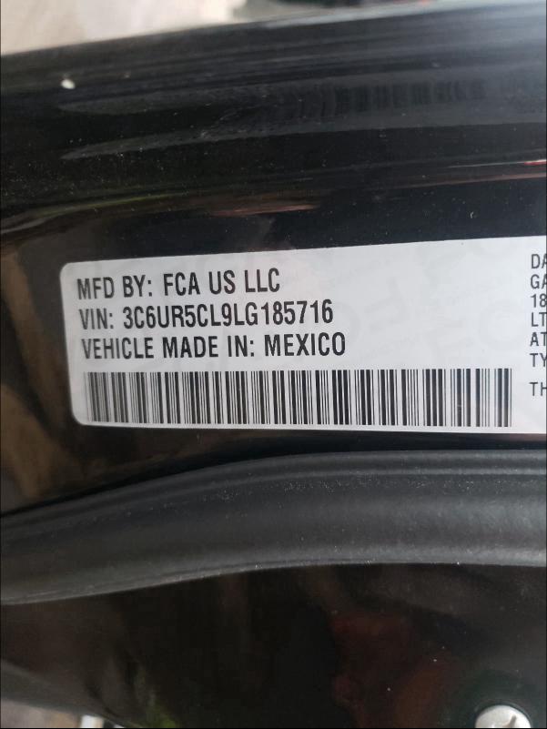 2020 RAM 2500 TRADE 3C6UR5CL9LG185716