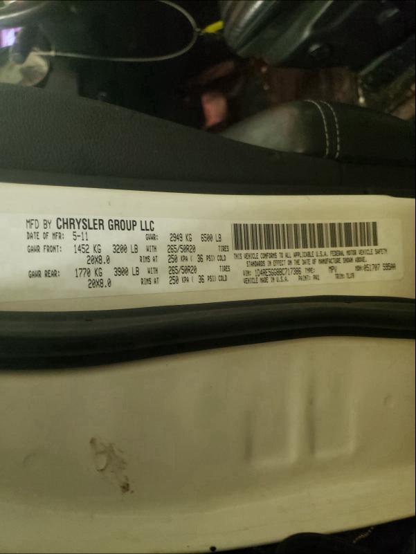 2011 DODGE DURANGO CI 1D4RE5GG8BC717386