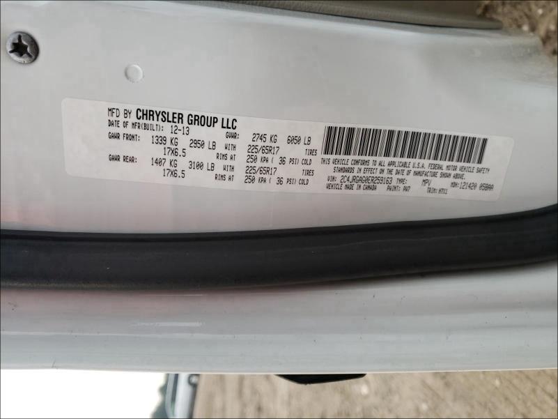 2014 DODGE RAM 2C4JRGAG0ER259163