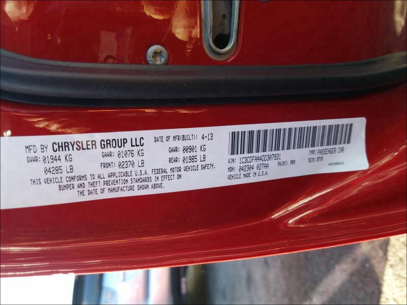 2013 DODGE DART SE 1C3CDFAA4DD307931