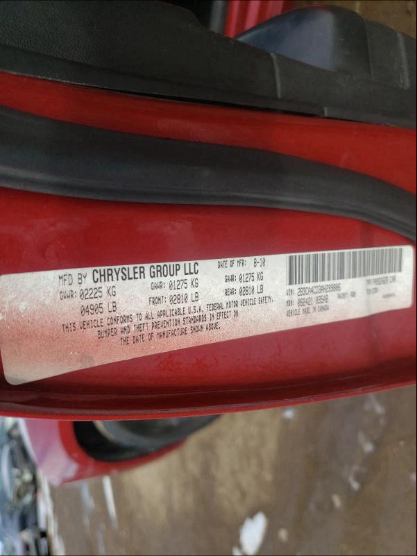 2010 DODGE CHARGER 2B3CA4CD3AH299806