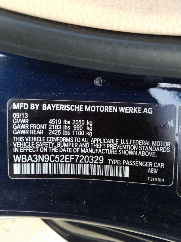 2014 BMW 428 XI WBA3N9C52EF720329