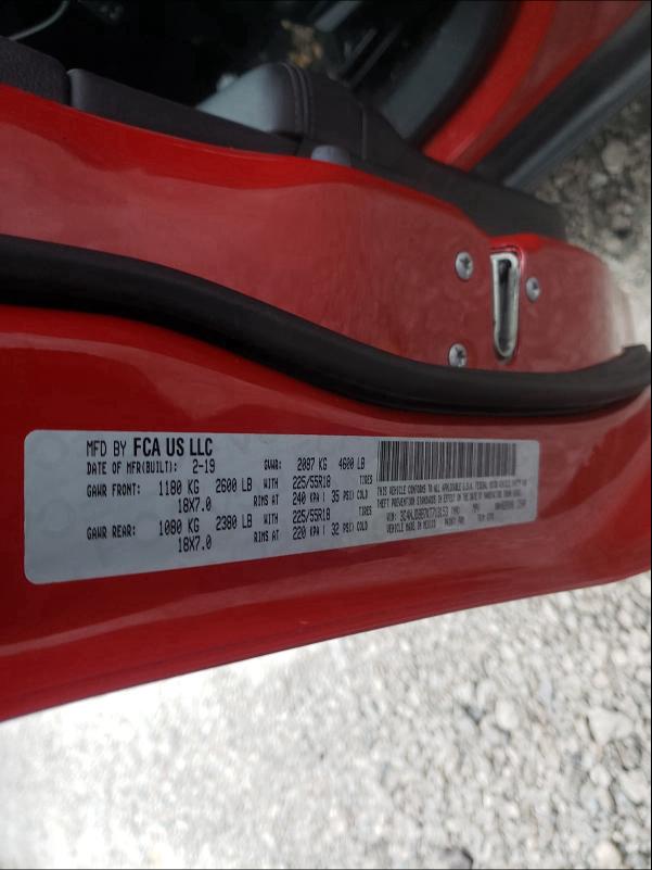 2019 JEEP COMPASS LA 3C4NJDBB7KT713153