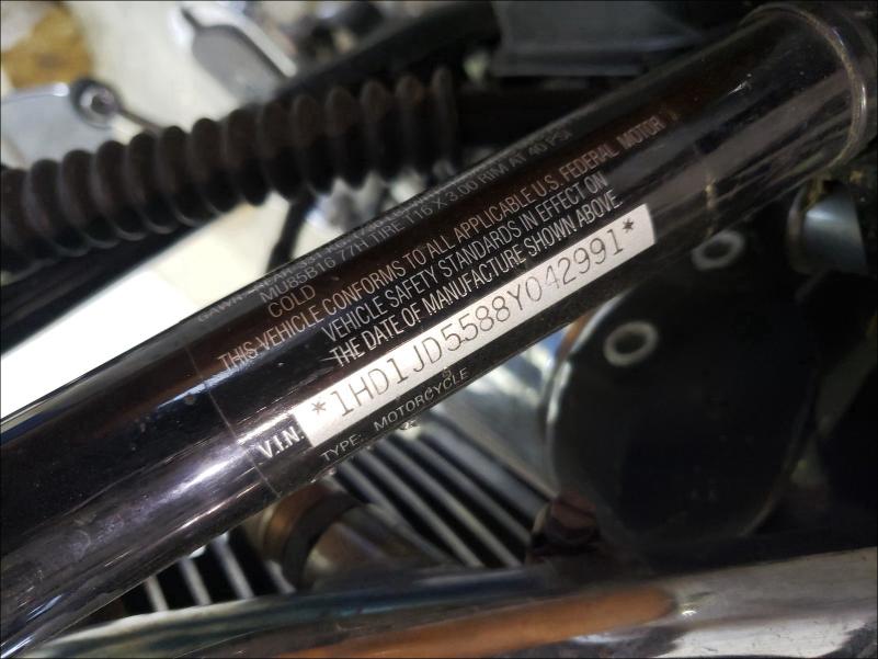 2008 HARLEY-DAVIDSON FLSTN 105T 1HD1JD5588Y042991
