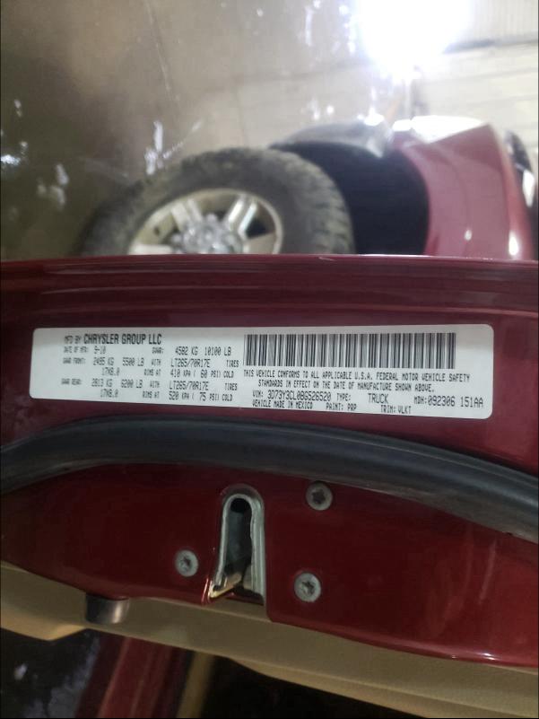 2011 DODGE RAM 3500 3D73Y3CL0BG526520