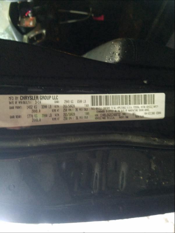2014 DODGE DURANGO LI 1C4RDJDG2EC468732