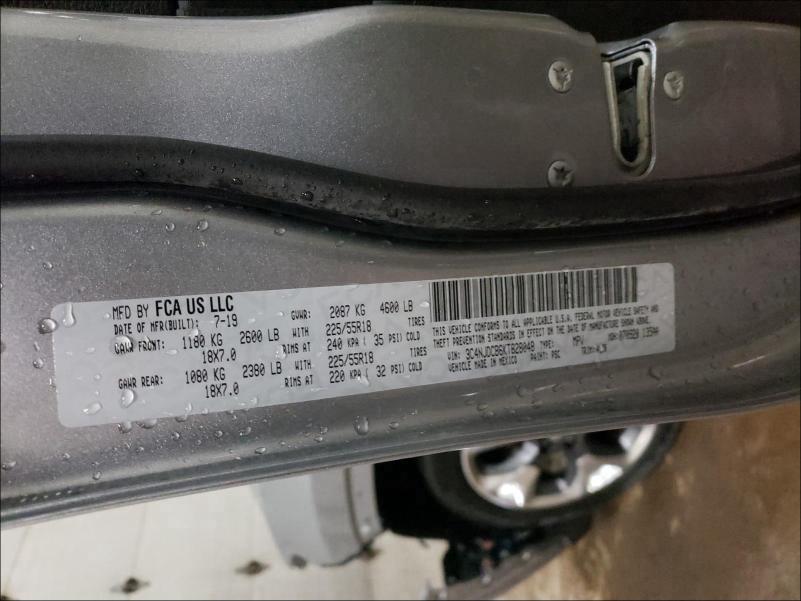 2019 JEEP COMPASS LI 3C4NJDCB6KT828048