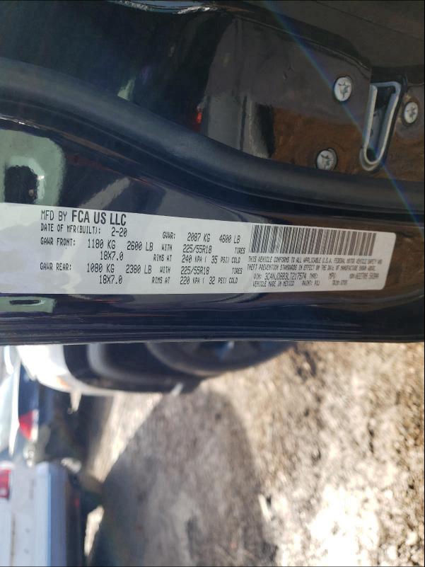 2020 JEEP COMPASS LA 3C4NJDBB3LT217574