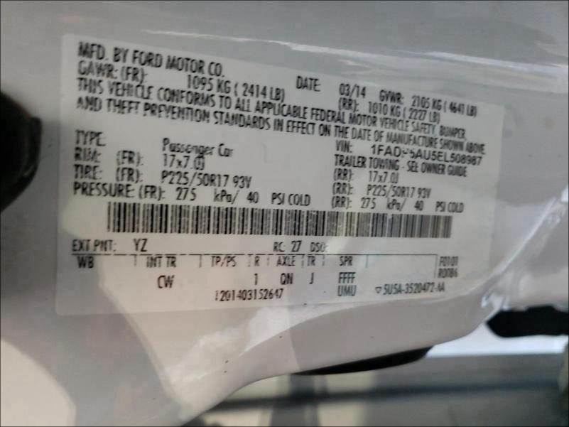 2014 FORD C-MAX SE 1FADP5AU5EL508987