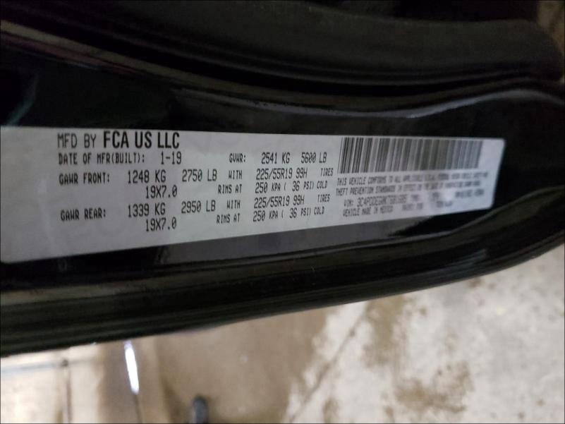 2019 DODGE JOURNEY GT 3C4PDDEG0KT681685