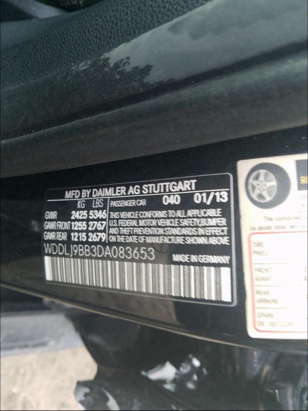 2013 MERCEDES-BENZ CLS 550 4M WDDLJ9BB3DA083653