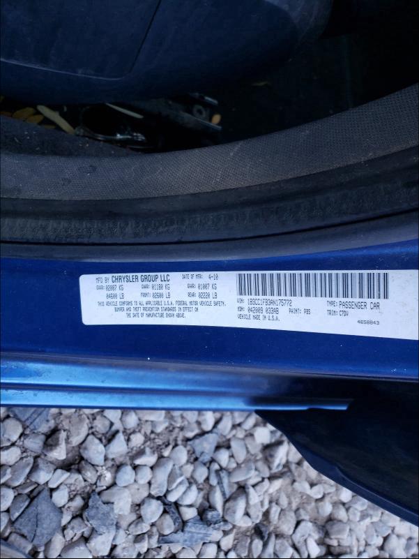 2010 DODGE AVENGER EX 1B3CC1FB3AN175772