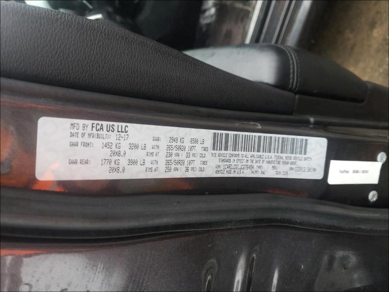 2018 DODGE DURANGO GT 1C4RDJDG1JC276454
