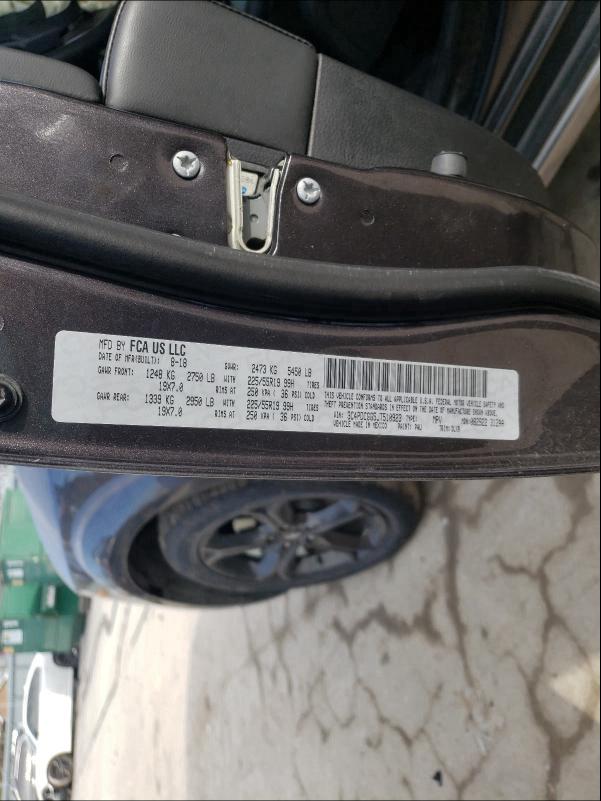 2018 DODGE JOURNEY 3C4PDCGG5JT510923