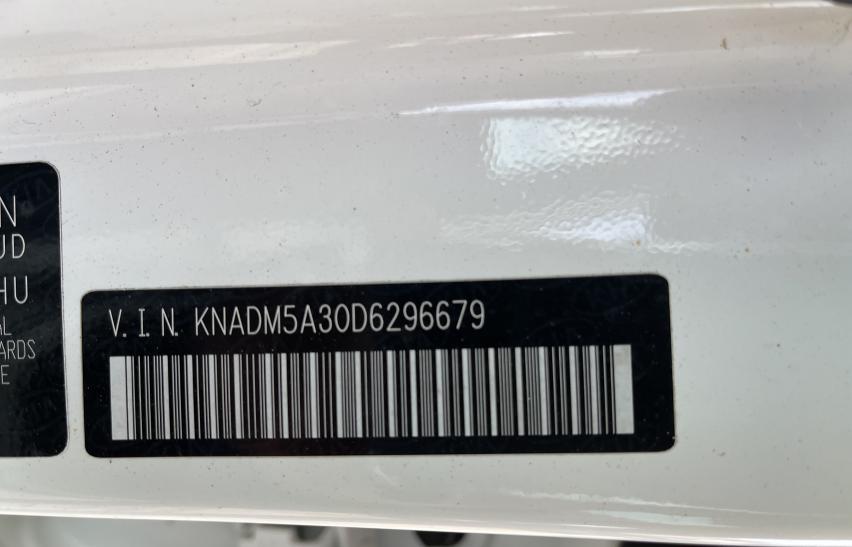 KNADM5A30D6296679 2013 Kia Rio Lx 1.6L