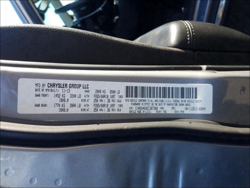 2014 DODGE DURANGO SX 1C4RDHAGXEC367368