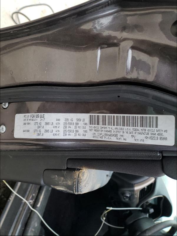 2017 JEEP CHEROKEE S 1C4PJLAB4HW654585