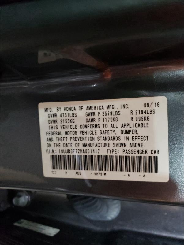 2017 ACURA TLX ADVANC 19UUB3F72HA001417