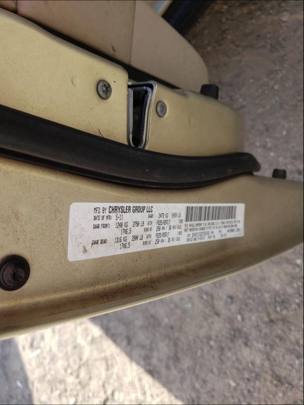 2011 DODGE JOURNEY MA 3D4PG1FG2BT554783