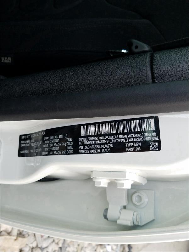 2020 JEEP RENEGADE L ZACNJABB9LPL46776