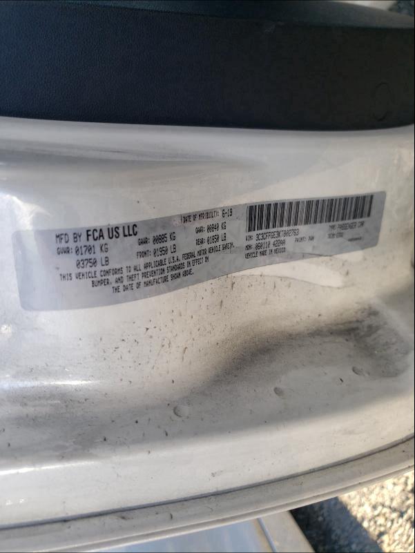 2019 FIAT 500 ELECTR 3C3CFFGE3KT802763