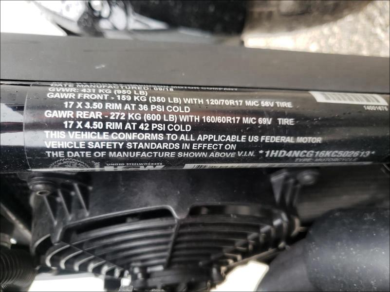 2019 HARLEY-DAVIDSON XG750 A 1HD4NCG16KC502613