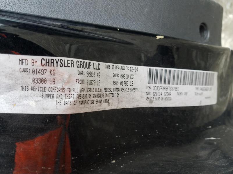 2015 FIAT 500 POP 3C3CFFAR9FT607851