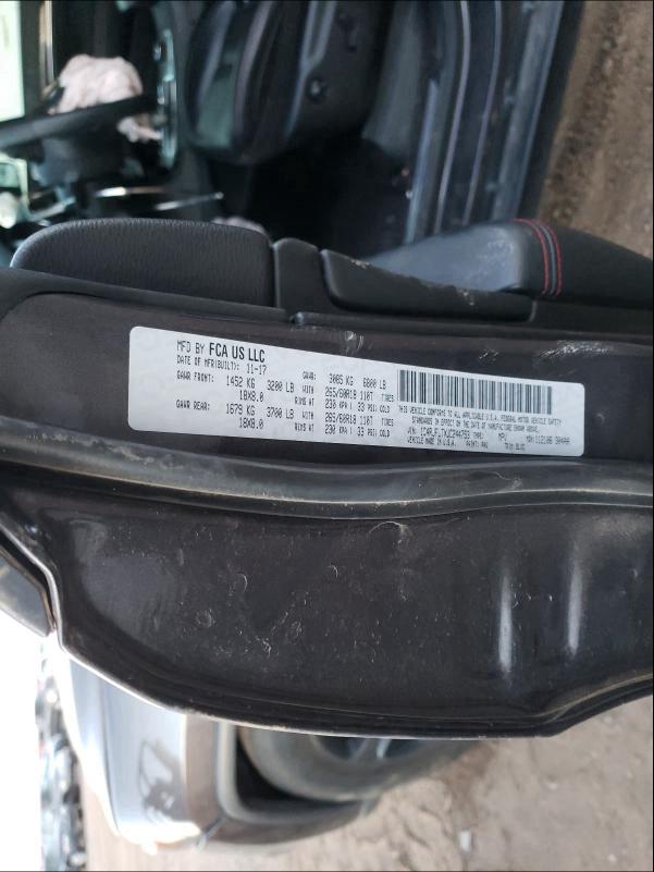 2018 JEEP GRAND CHER 1C4RJFLTXJC244753