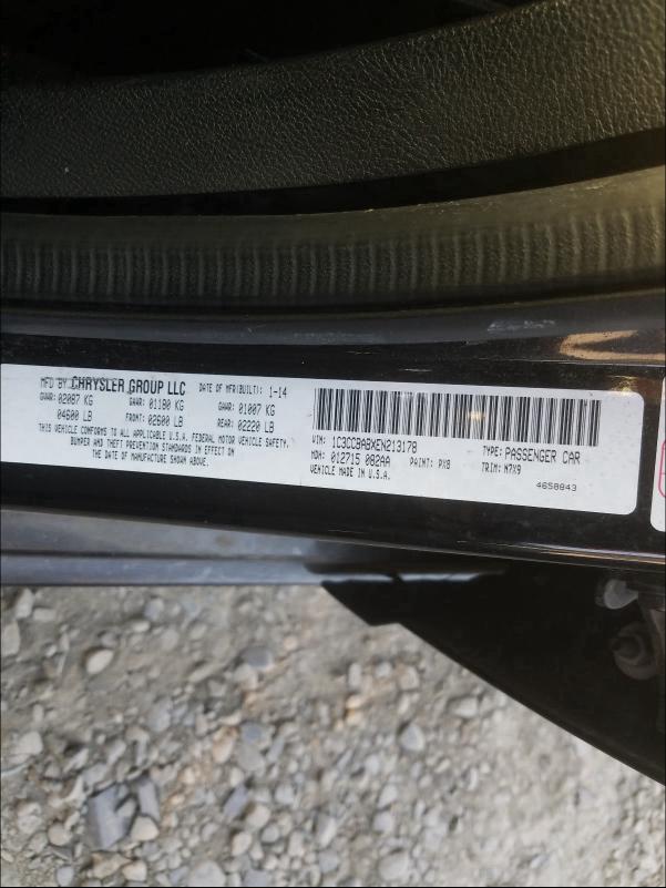 2014 CHRYSLER 200 LX - 1C3CCBABXEN213178