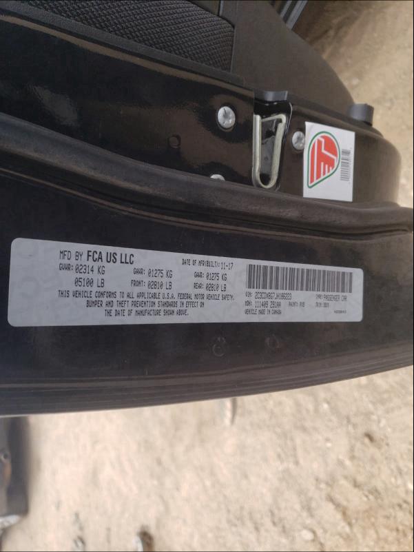 2018 DODGE CHARGER SX 2C3CDXBG7JH186223