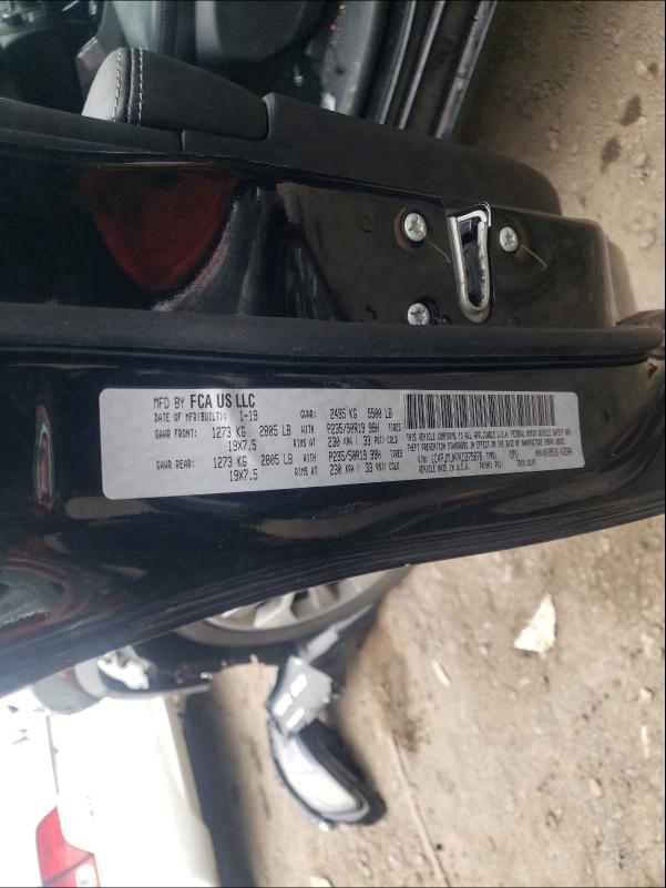 2019 JEEP CHEROKEE O 1C4PJMJN7KD375876