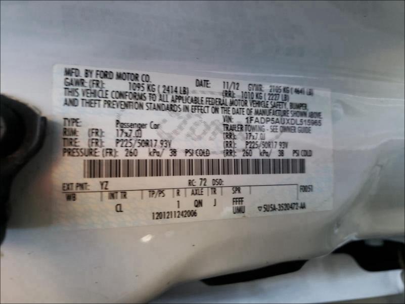 2013 FORD C-MAX SE 1FADP5AUXDL515965