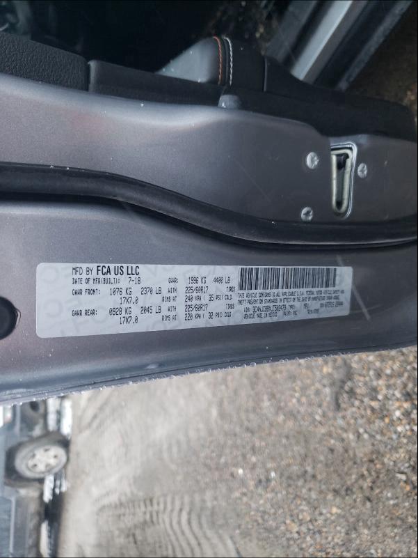 2018 JEEP COMPASS LA 3C4NJCBBXJT502473