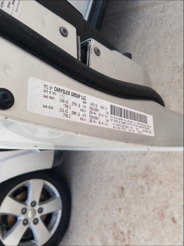 2011 DODGE JOURNEY MA 3D4PG1FG6BT520510