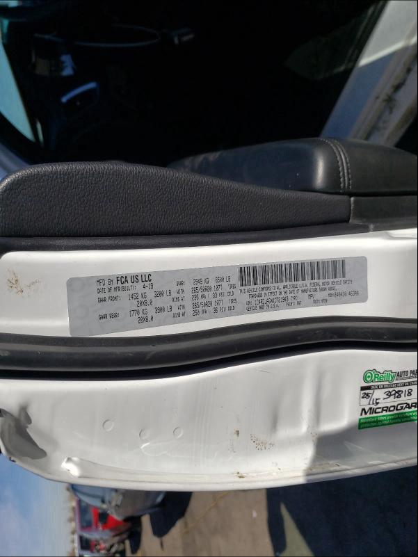 2019 DODGE DURANGO SX 1C4RDJAGXKC721943