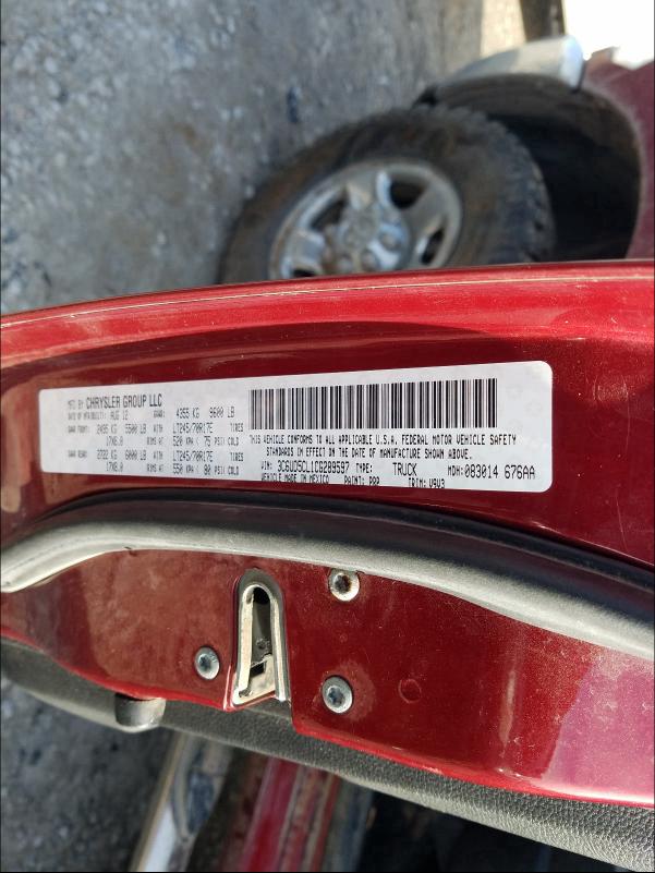 2012 DODGE RAM 2500 S 3C6UD5CL1CG289597