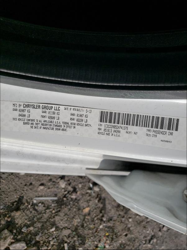 2013 DODGE AVENGER SE 1C3CDZAB5DN741375