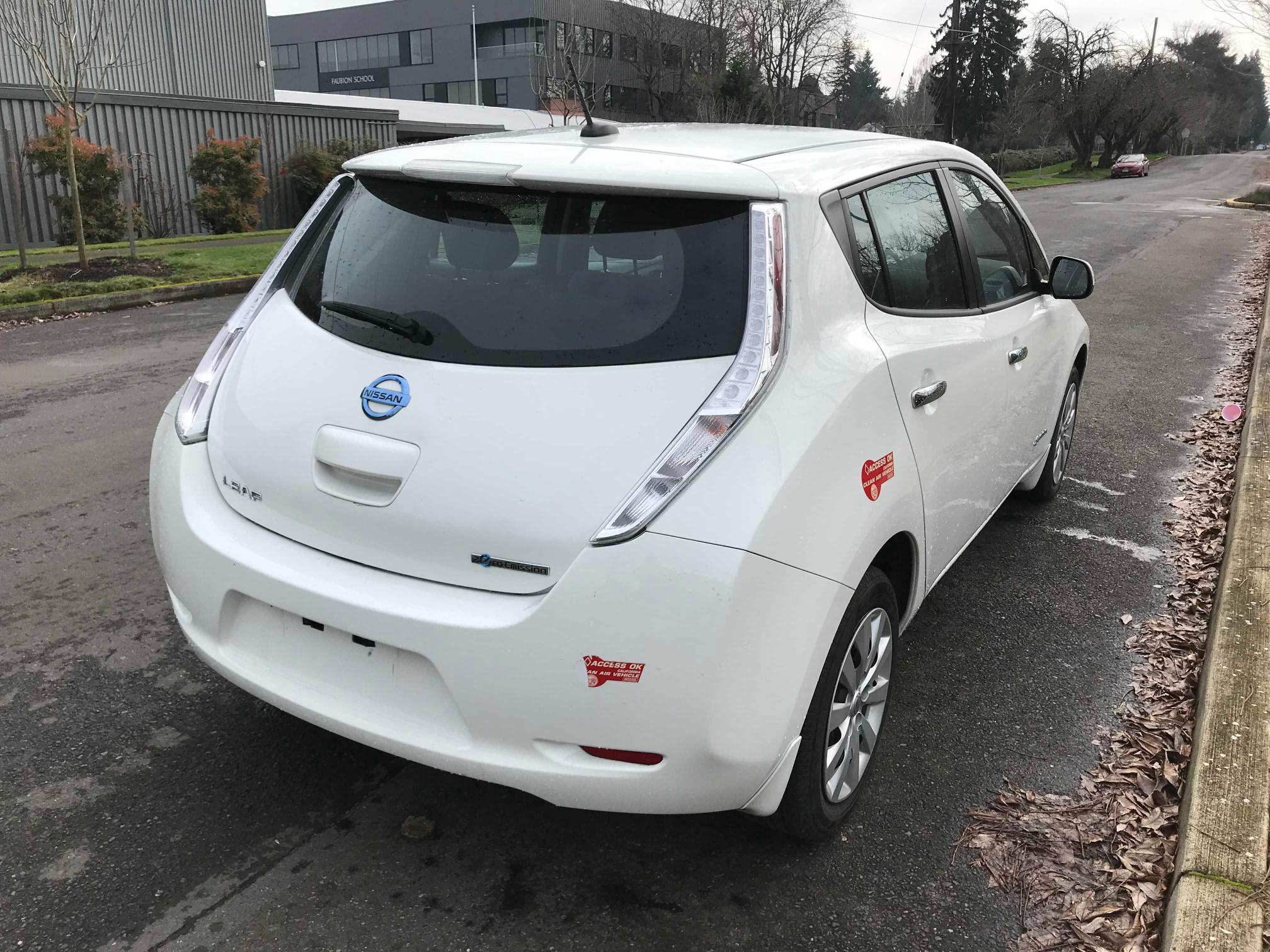2017 NISSAN LEAF S 1N4BZ0CP0HC309992