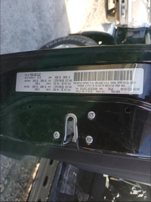 2019 RAM 2500 TRADE 3C6UR5CJ9KG676400